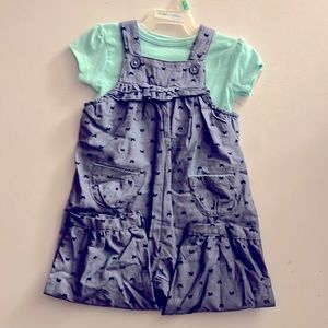 Girls overall set